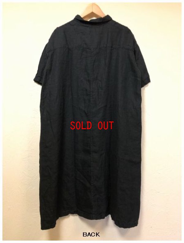 画像10: tukuroi(ツクロイ）　リネン綾織製品染めシャツワンピース