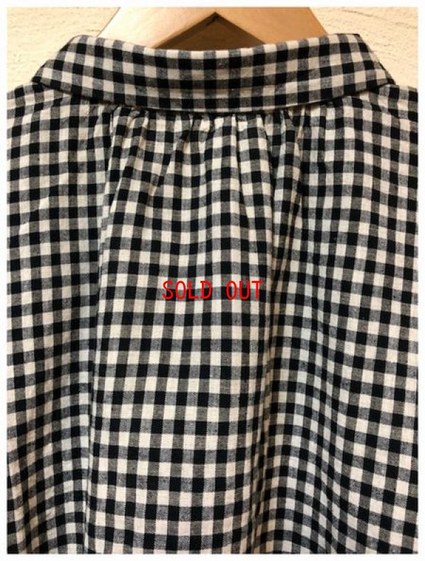 画像7: sun valley(サンバレー）　コットンリネンギンガムチェックブラウス