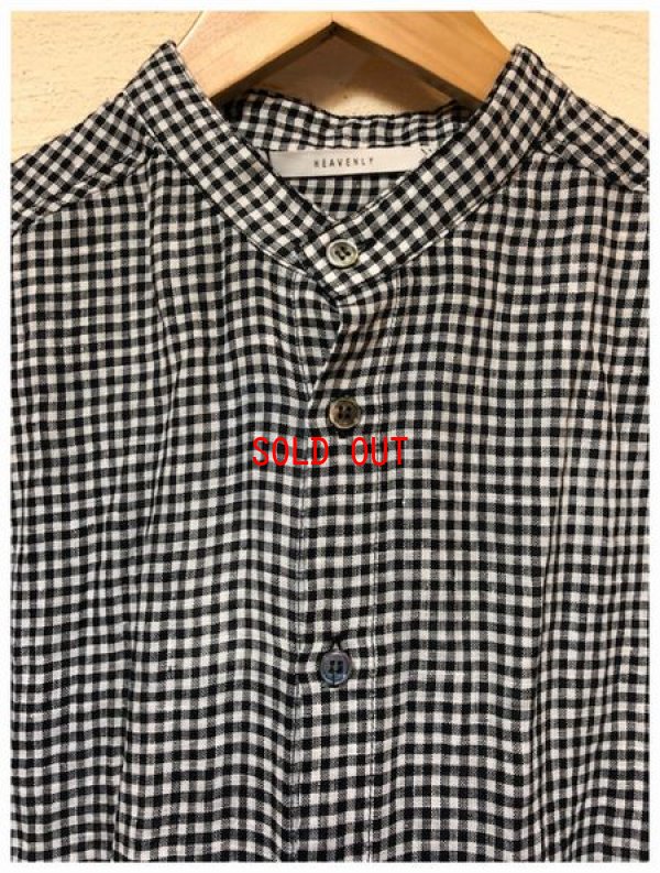 画像6: heavenly(ヘブンリー）　リネンバンドカラーシャツワンピース