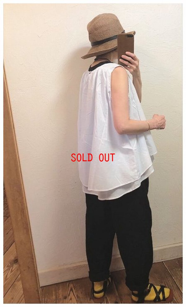 画像4: nachukara(ナチュカラ）　コットンローンノースリーブプルオーバー