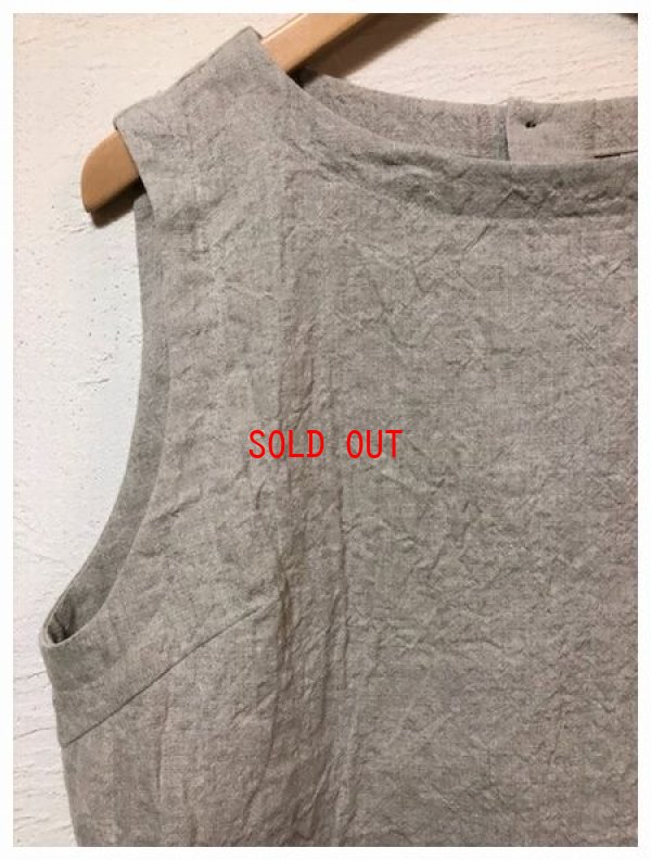 画像8: LUEUF(ルフ) リネンシャンブレートリプルウォッシュ後ろボタンベスト