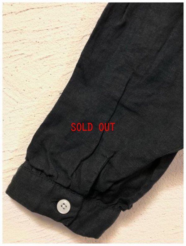 画像10: sun valley(サンバレー）　フレンチリネン製品染めスタンドブラウス