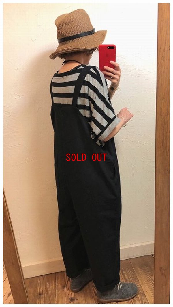 画像4: ichi(イチ）　ストライプサロペット