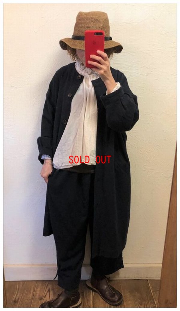 画像6: sun valley(サンバレー）　コットンリネンミニヘリンボーン起毛パンツ