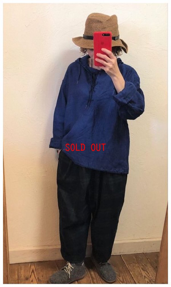 画像3: ichi/Antiquite's(アンティークス）　リネンパーカープルオーバー