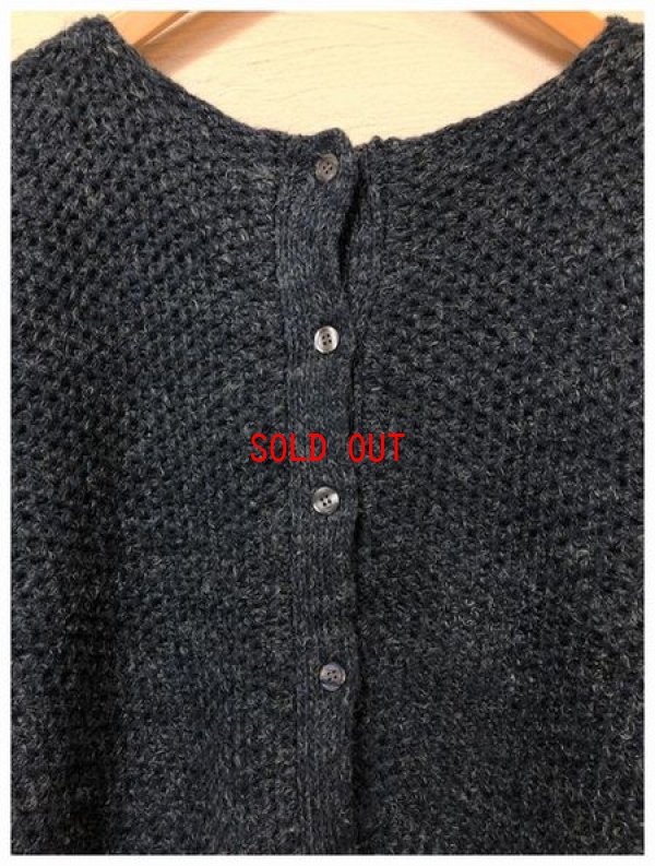 画像6: ichi(イチ）　ウール混後ろ開きニットプルオーバー