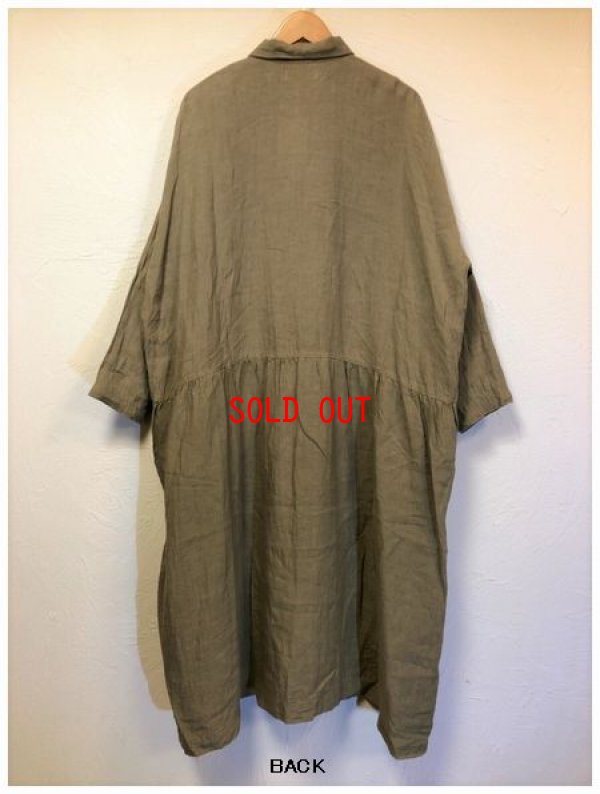 画像6: ichi/Antiquite's(アンティークス) カラーリネンドレス