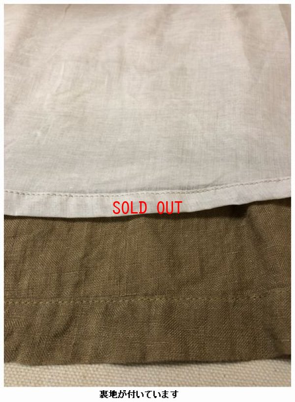 画像7: ichi/Antiquite's(アンティークス）　カラーリネンスカート