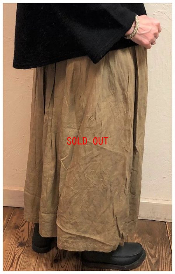 画像3: ichi/Antiquite's(アンティークス）　カラーリネンスカート