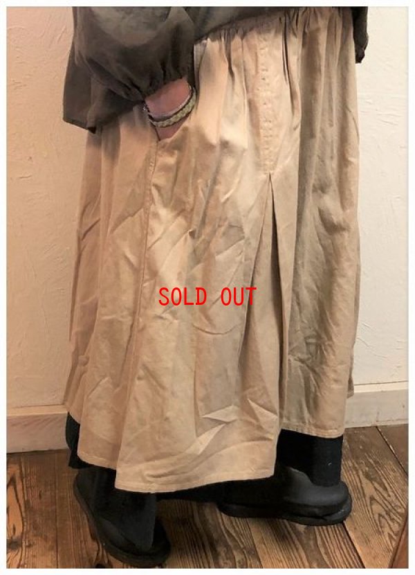 画像4: alacrity（アラクリティ）　コットンウールレイヤードスカート