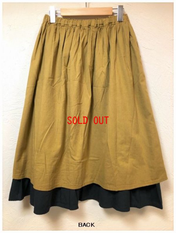 画像7: alacrity（アラクリティ）　コットンウールレイヤードスカート