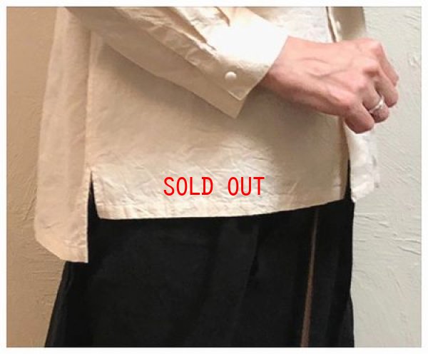 画像3: LUEUF(ルフ）　遠州灘リネンコットンセッティングハンドウォッシャーブラウス