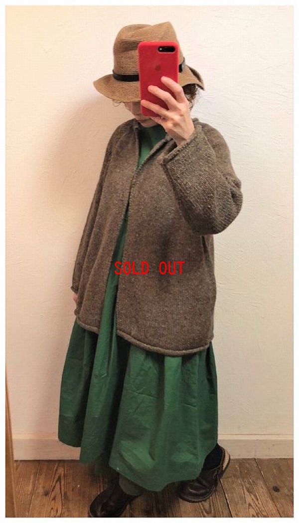 画像4: ichi(イチ）　ハンドスピーンヤーンカーディガン