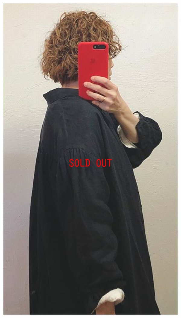 画像3: nachukara(ナチュカラ）　フレンチリネンコットンドッキングシャツワンピース