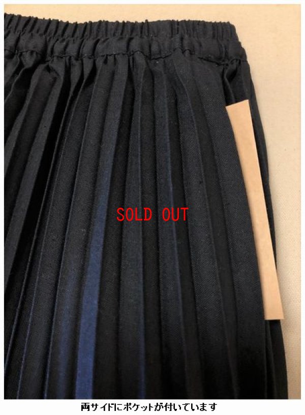 画像5: sun valley(サンバレー）　リネン混平織プリーツスカート