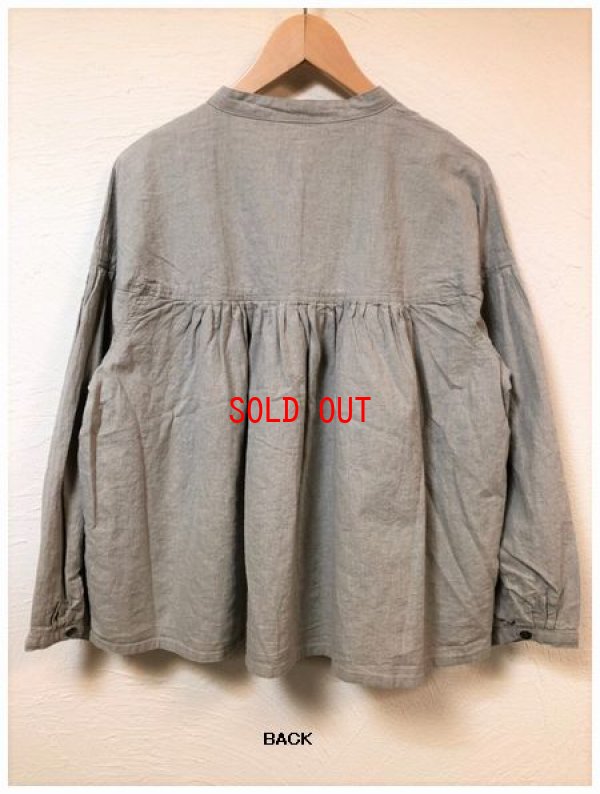 画像5: sun valley(サンバレー）　コットンリネン平織シャンブレーブラウス