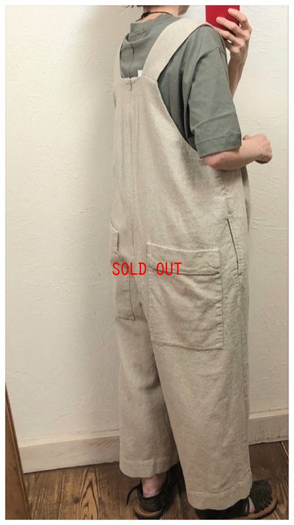 画像4: TANG(タング) コットンリネンサロペット