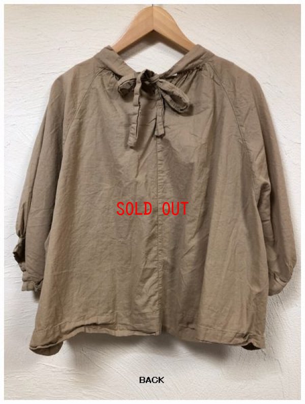 画像10: tukuroi(ツクロイ）　コットンリネンローン製品染めラグランスリーブブラウス