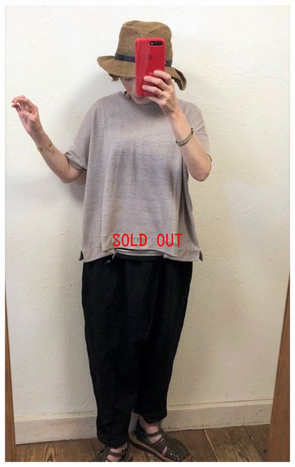 画像4: sabbatum(サバタム）　ヨーロッパリネン天竺ワイドプルオーバー