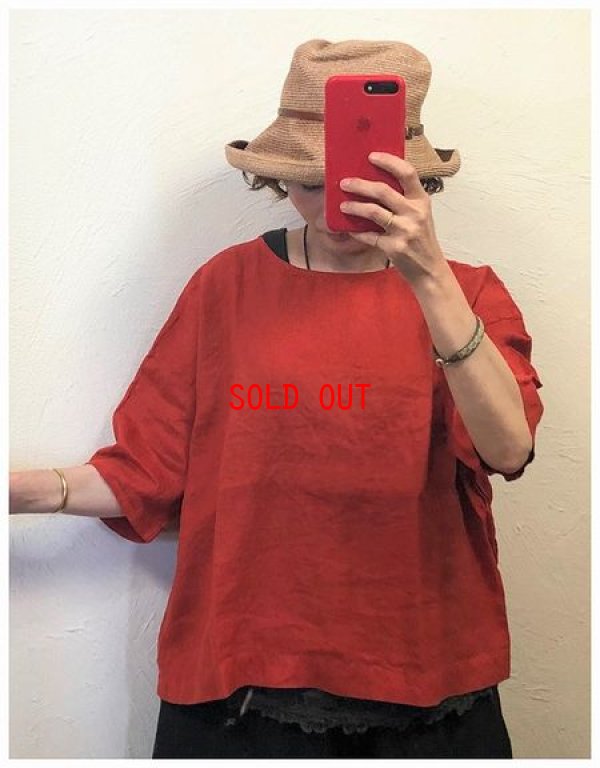 画像4: sun valley(サンバレー）　フレンチリネン製品染め刺繍ブラウス