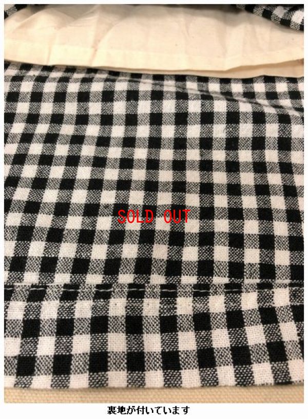 画像7: ichi(イチ）　リネンレーヨンギンガムワイドパンツ