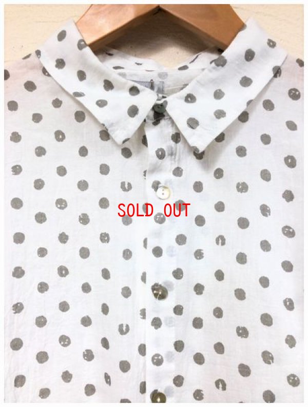 画像10: ichi(イチ）　手描き風ドットシャツ