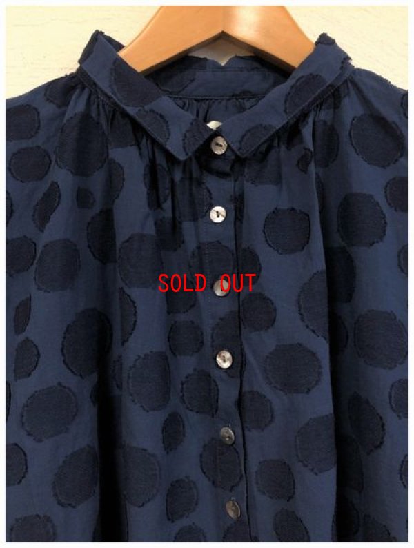 画像6: le ciel(ルシエル）　ドットジャガードブラウス