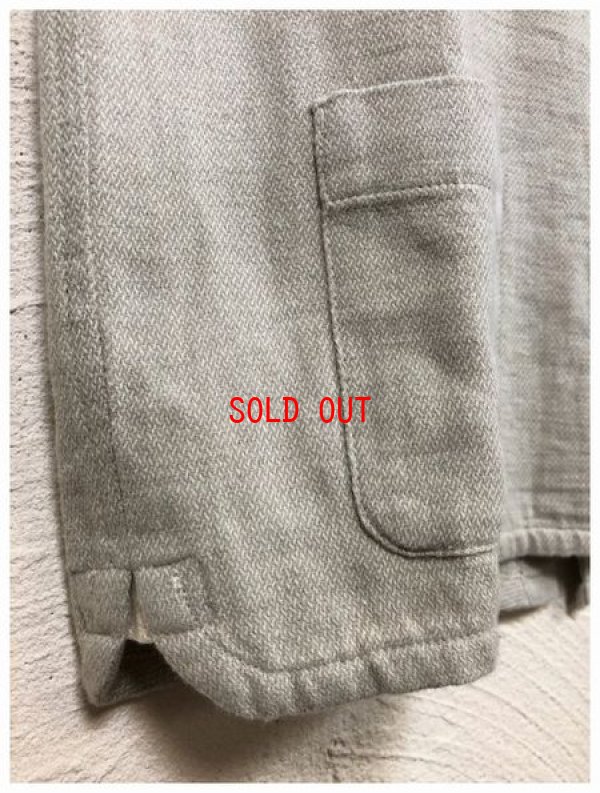 画像8: sun valley(サンバレー）　コットンリネン変則ダンガリー起毛クルーネックベスト