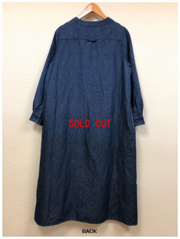 画像5: heavenly（ヘブンリー）　コットンリネンデニムVネックオープンワンピース
