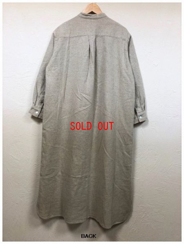 画像6: heavenly（ヘブンリー）　コットンリネンバンドカラーシャツワンピース