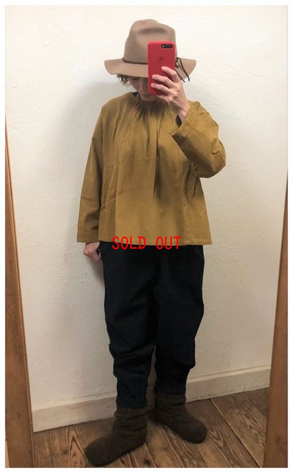 画像4: sun valley(サンバレー）　コットンリネン起毛テーパードパンツ