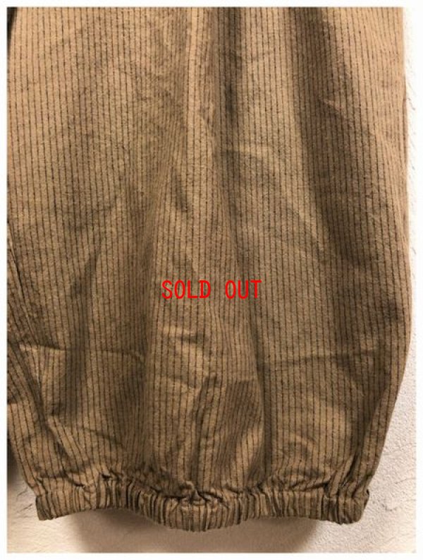 画像13: sun valley(サンバレー）　コットンリネン起毛裾ギャザーワイドパンツ