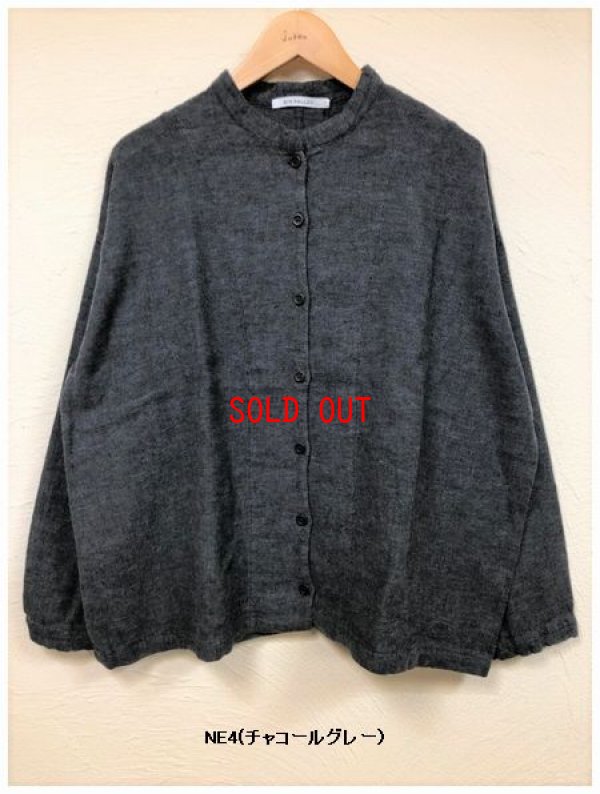 画像6: sun valley(サンバレー）　コットンリネンダンガリー起毛ブラウス