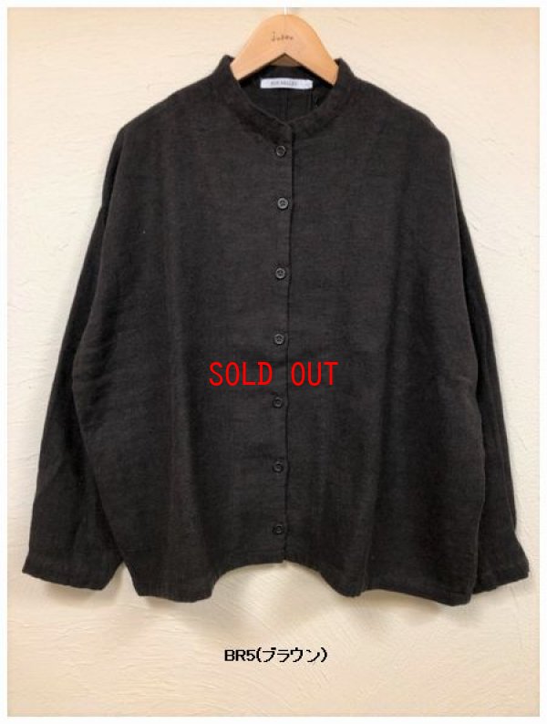 画像5: sun valley(サンバレー）　コットンリネンダンガリー起毛ブラウス