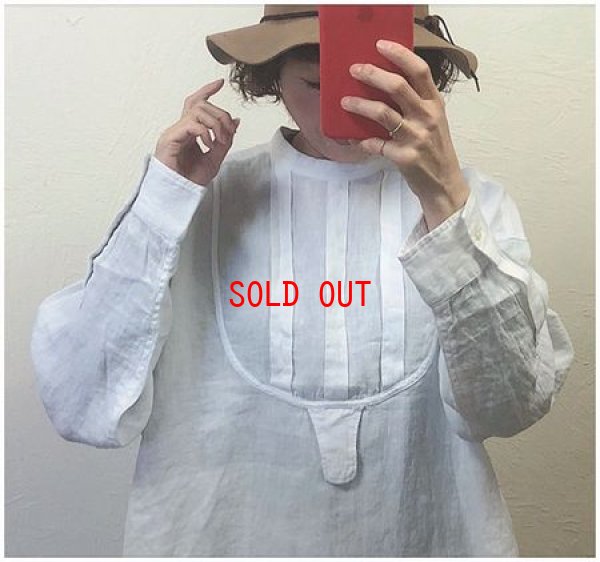 画像4: heavenly（ヘブンリー）　リネンプルオーバードレスシャツ