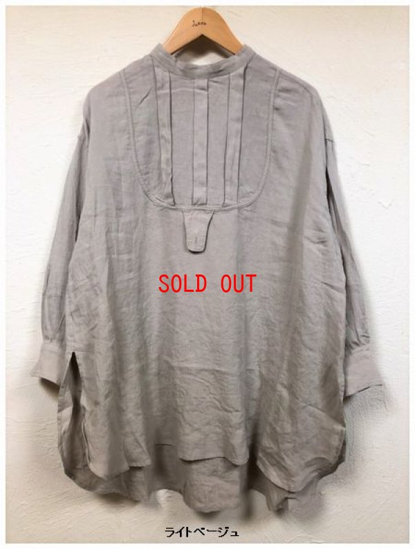 画像7: heavenly（ヘブンリー）　リネンプルオーバードレスシャツ