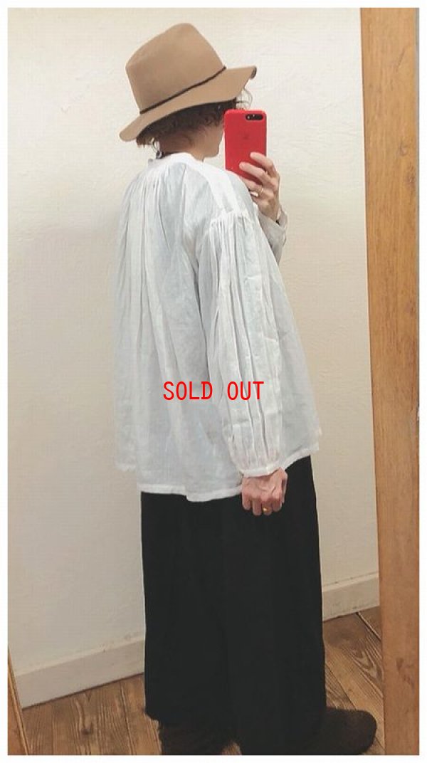 画像3: ichi（イチ)　ボリュームピンタックシャツ