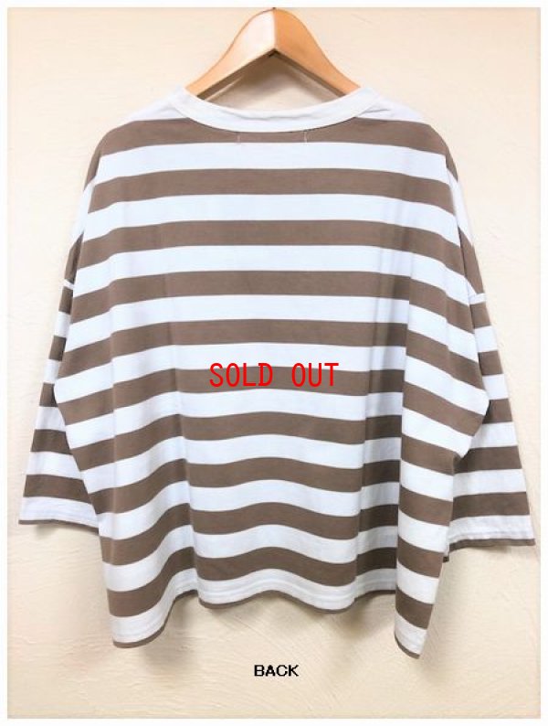 画像7: sabbatum(サバタム）　スタンダード天竺太ボーダープルオーバー