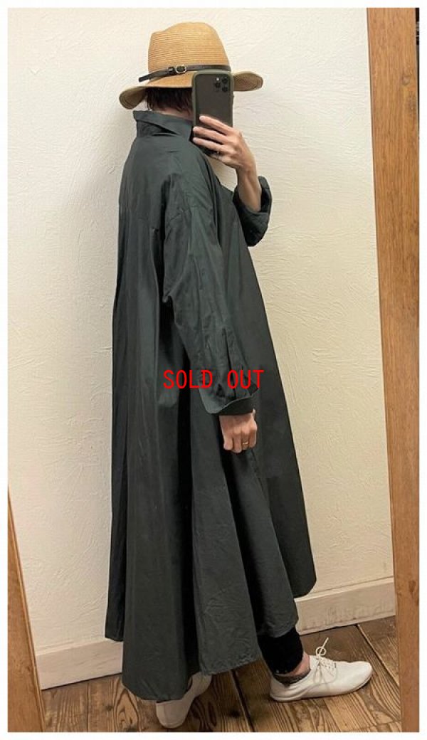 画像3: sabbatum(サバタム）　コットンAラインシャツワンピース