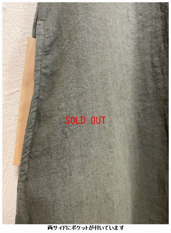 画像6: a+koloni(コロニー）　東炊きリネンスリーブレスワンピース