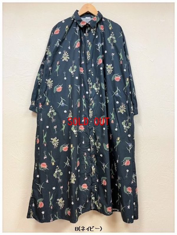 画像3: ichi(イチ）　ボタニカルフラワーシャツワンピース