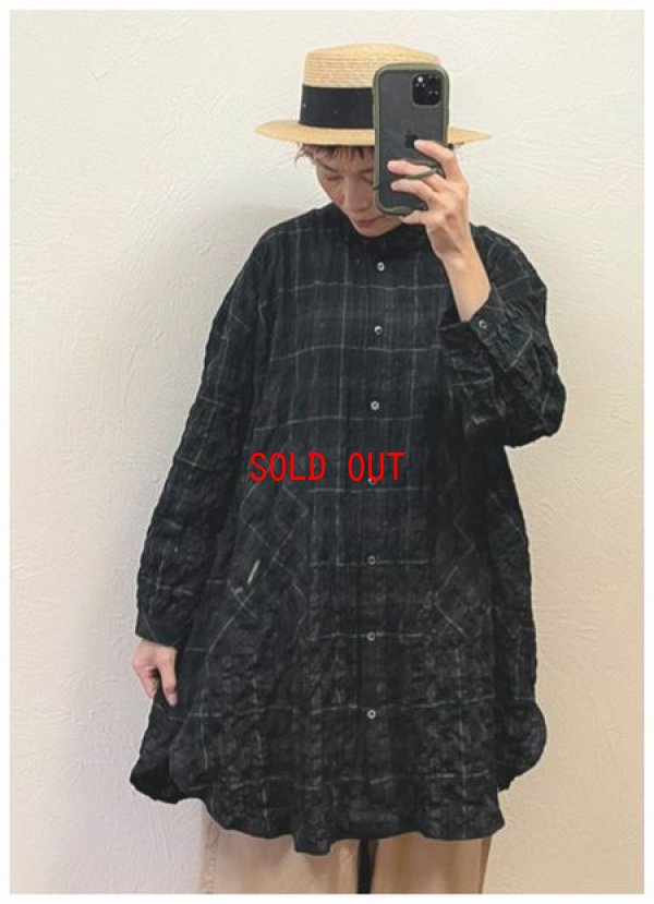 画像3: nachukara（ナチュカラ）　バイアス使い長袖チュニック