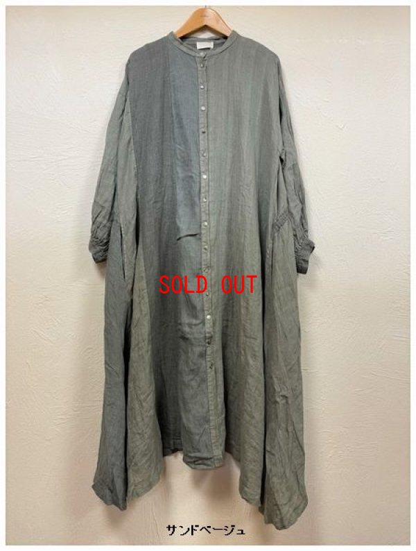 画像5: a+koloni(コロニー）　リネンパッチワークワンピース