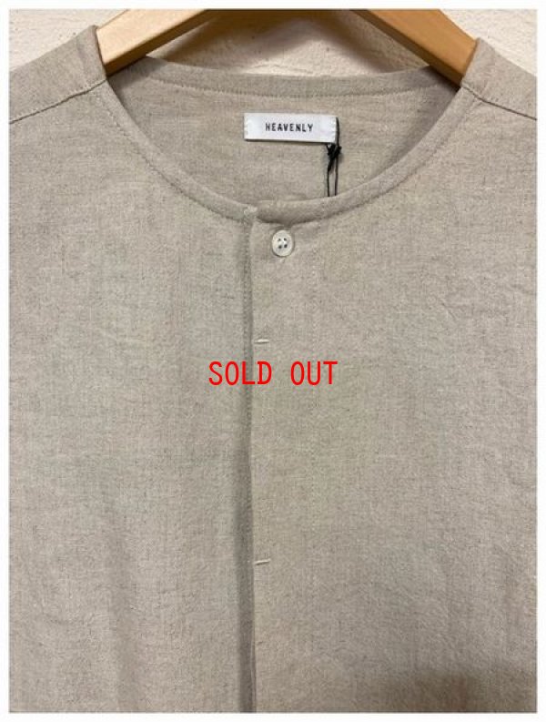 画像8: heavenly（ヘブンリー）　リネンレーヨンフライフロントワイドブラウス