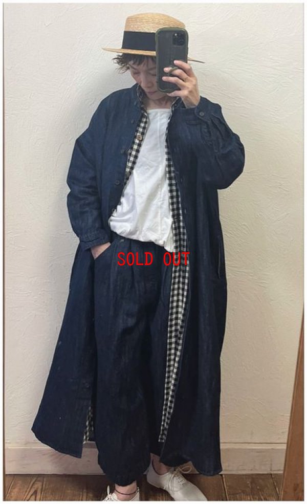 画像4: nachukara（ナチュカラ）　デニムタックパンツ