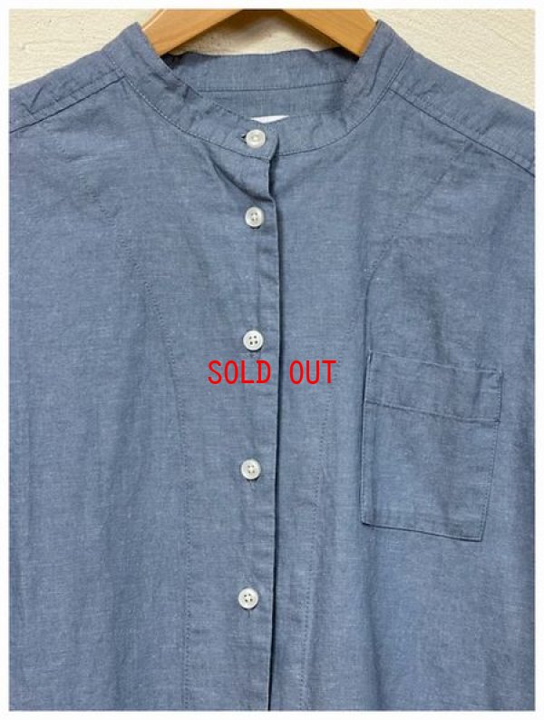 画像5: sun valley(サンバレー）　コットンリネンダンガリースタンドシャツワンピース