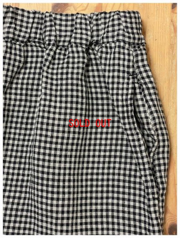画像8: heavenly（ヘブンリー）　リネンギンガムチェックテーパードパンツ