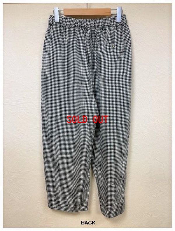 画像6: heavenly（ヘブンリー）　リネンギンガムチェックテーパードパンツ