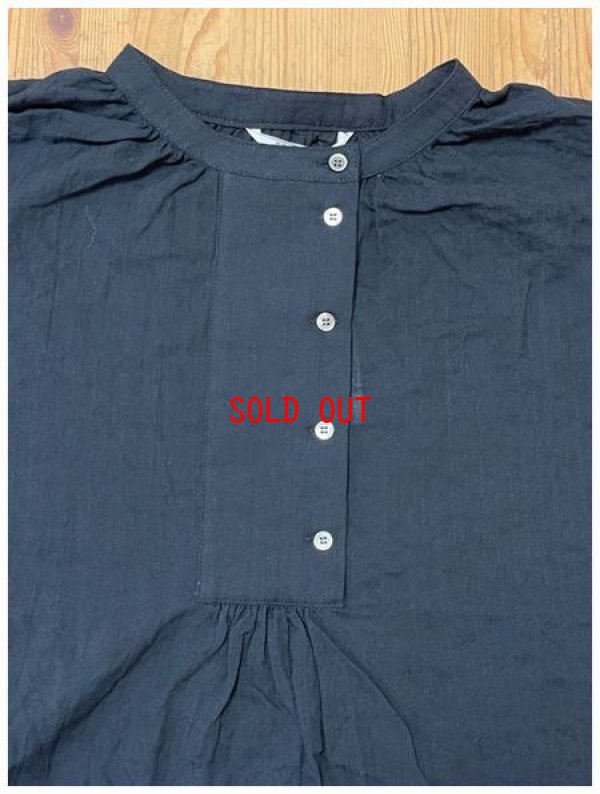 画像5: nachukara（ナチュカラ）　7分袖バンドカラーギャザーブラウス