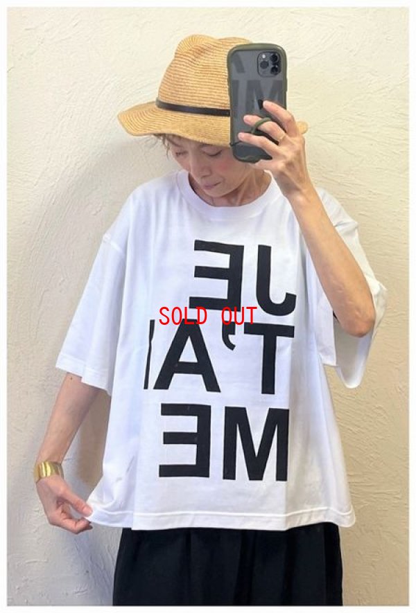 画像1: ichi(イチ）　オーバーTシャツ